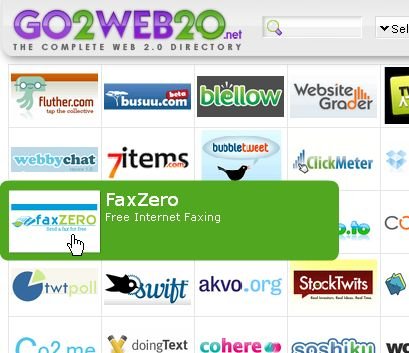 gotoweb2 Thousands of web 2.0 sites