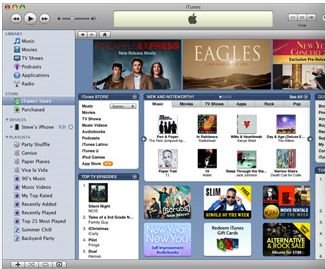 itunes There are a lot of free podcasts as well as expensive music