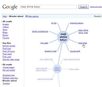 GoogleWonderWheel Wonder Wheel for linking concepts