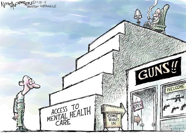 Gun Control Cartoon Nick Anderson Houston Chronicle